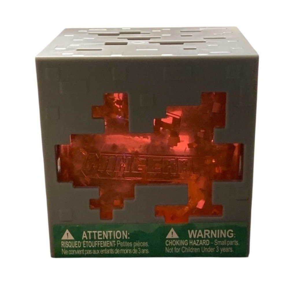 Minecraft Jelly Cube Kids OS Red NWT Redstone Ore Block Toy Gamer Core Just Toys